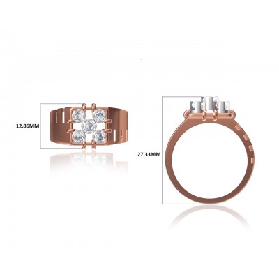 Nevile diamond ring in 18k  Gold